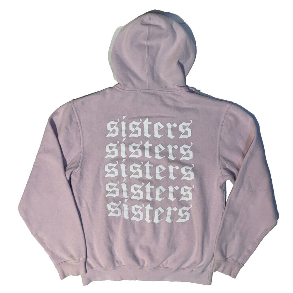 James Charles SISTERS Pink Pastel Hoodie Pullover Unisex Adult Size Med